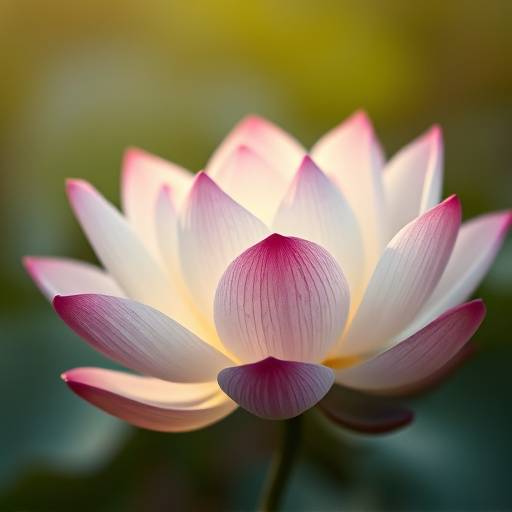 A close-up of a lotus flower, symbolizing mindfulness and inner peace.